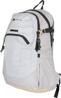 Ozark Trail 20 Liter Backpack, with Padded Laptop Sleeve, Light Gray Polyester