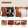 HONGLONG Shoulder Bags Handbags for Women Large Designer Ladies Bag Purse Leather Tote Bag, Brown