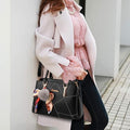 Womens Leather Handbags Purses Top-handle Totes Satchel Shoulder Bag