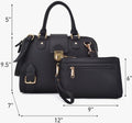 Women Barrel Handbags Purses Fashion Satchel Bags Top Handle Shoulder Bags Vegan Leather Work Bag