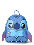 Disney Stitch Women's Big Eyes 10.5" Mini Backpack, Blue