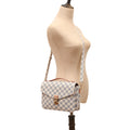 GOWELL Checkered Cross Body Bag - Womens Purse Checkered Evening Bag Ladies Shoulder Bags - PU Vegan Leather